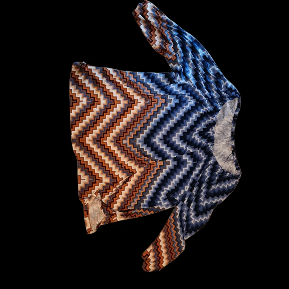 Ruby Rd large Chevron Patterned Women's Top - Picture 5 of 10